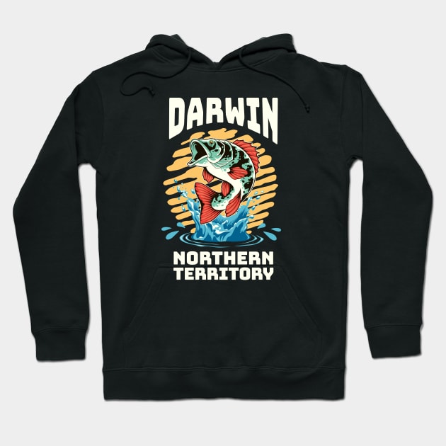 Darwin Barra Fishing Hoodie by Speshly